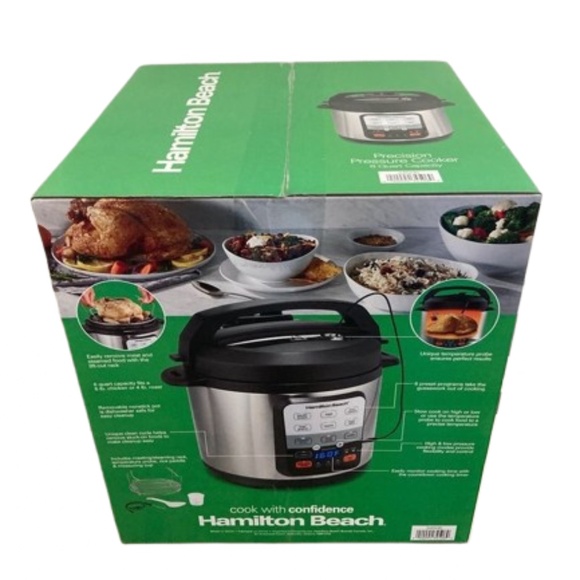 INSTANT POT Hamilton Beach Electric Pressure Cooker & Slow Cook - Picture 5 of 6